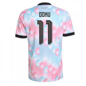 Futbalové dresy Belgicko MS 2026 Jeremy Doku #11 Vonkajší