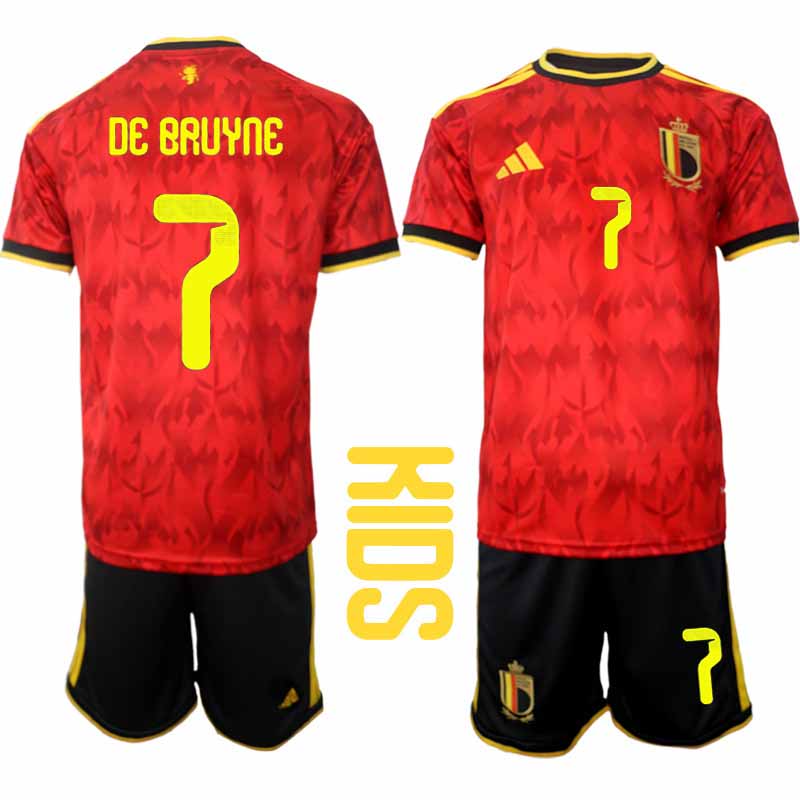 Fussball-Set Belgien MS 2026 Heimkind – Kevin De Bruyne #7 Futbalový set Belgicko MS 2026 domáci detský – Kevin De Bruyne #7 – Bild 2