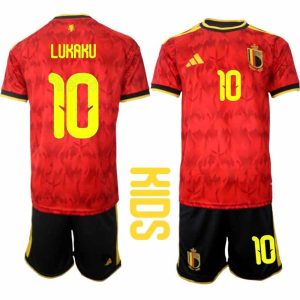 Fußballset Belgien WM 2026 Heimkind – Romelu Lukaku #10