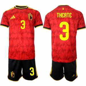 Fußballset Belgien WM 2026 Heim Herren – Arthur Theate #3