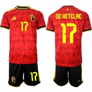 Fußball-Set Belgien WM 2026 zuhause Herren – Charles De Ketelaere #17