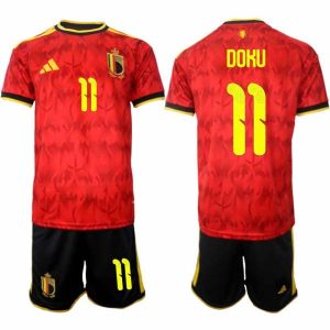 Fußballset Belgien WM 2026 Heim Herren – Jérémy Doku #11