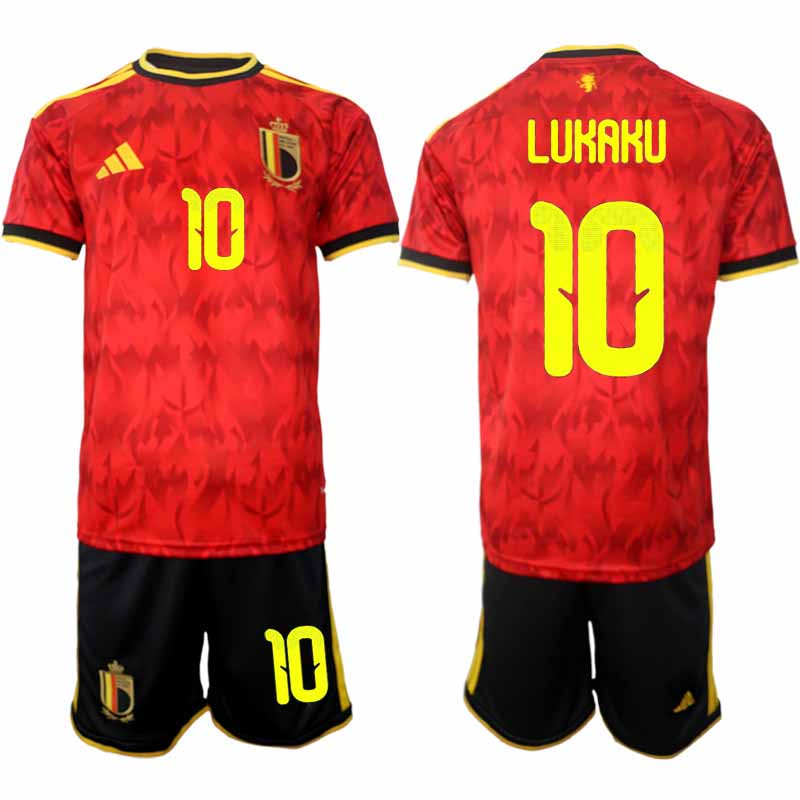 Fussballset Belgien WM 2026 Heim- Herren – Romelu Lukaku #10 Futbalový set Belgicko MS 2026 domáci pánsky – Romelu Lukaku #10 – Bild 2