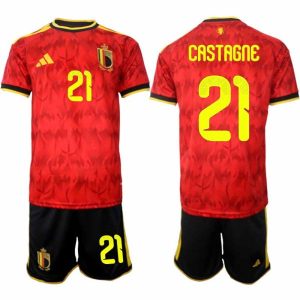 Fußball-Set Belgien WM 2026 Heim Herren – Timothy Castagne #21