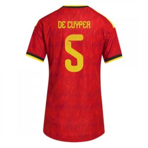 Ženy Futbalový Dres Belgicko Domáci MS 2026 Maxim De Cuyper #5