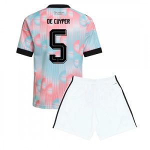 Belgicko Futbalový dres MS 2026 Maxim De Cuyper #5 Vonkajší Detský Komplet