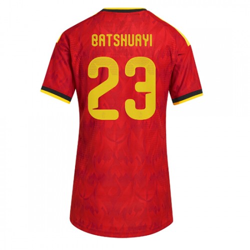 Ženy Futbalový Dres Belgicko Domáci MS 2026 Michy Batshuayi #23 1 Ženy Futbalový Dres Belgicko Domáci MS 2026 Michy Batshuayi #23