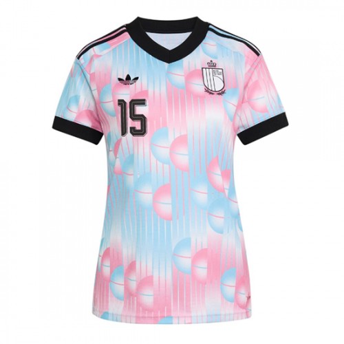 Ženy Futbalový Dres Belgicko Thomas Meunier #15 Vonkajší MS 2026 2 Ženy Futbalový Dres Belgicko Thomas Meunier #15 Vonkajší MS 2026 – Obrázok 2
