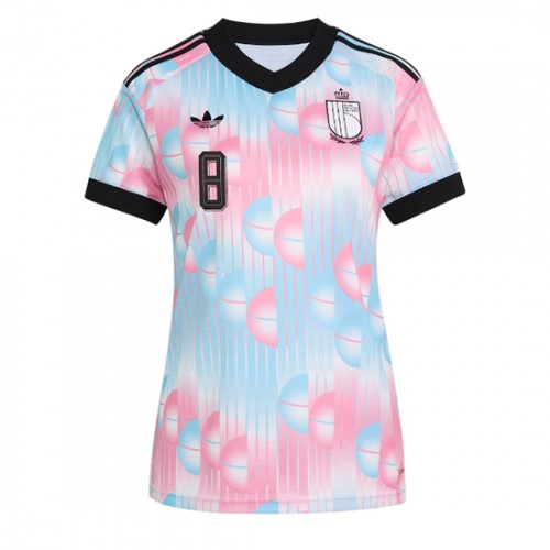 Ženy Futbalový Dres Belgicko Youri Tielemans #8 Vonkajší MS 2026 2 Ženy Futbalový Dres Belgicko Youri Tielemans #8 Vonkajší MS 2026 – Obrázok 2