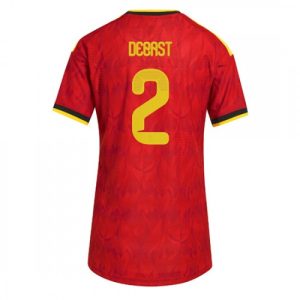 Ženy Futbalový Dres Belgicko Domáci MS 2026 Zeno Debast #2