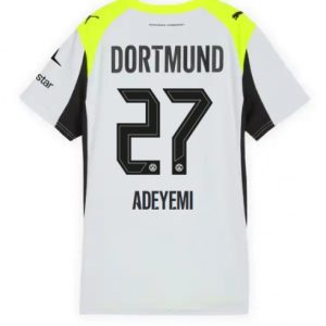 Dámsky Futbalový dresy Borussia Dortmund 2025-26 Vonkajší Karim Adeyemi #27