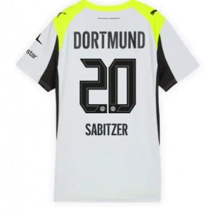 Dámsky Futbalový dresy Borussia Dortmund 2025-26 Vonkajší Marcel Sabitzer #20