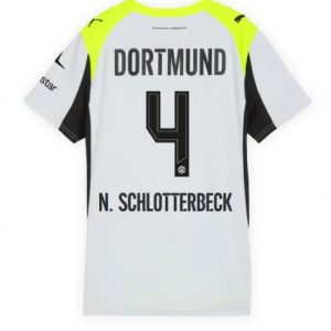 Dámsky Futbalový dresy Borussia Dortmund 2025-26 Vonkajší Nico Schlotterbeck #4