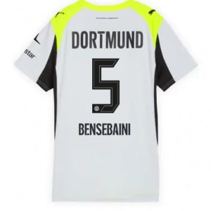 Dámsky Futbalový dresy Borussia Dortmund 2025-26 Vonkajší Ramy Bensebaini #5