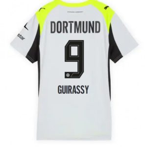 Dámsky Futbalový dresy Borussia Dortmund 2025-26 Vonkajší Serhou Guirassy #9