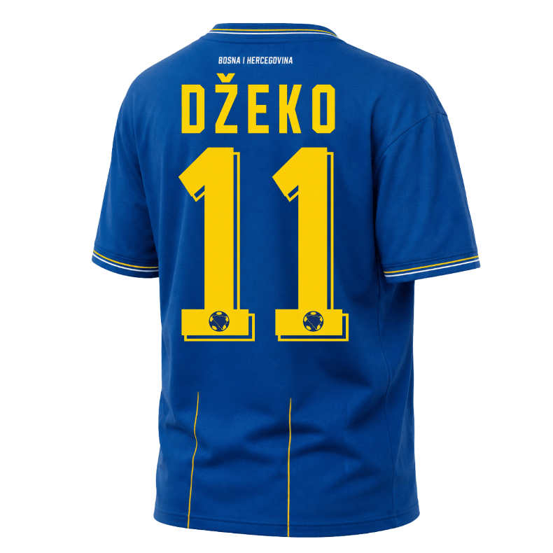 Bosna a Hercegovina Domáci MS 2026 Edin Džeko 11 Pánsky Futbalový Dres 2026/27 3 Bosna a Hercegovina Domáci MS 2026 Edin Džeko 11 Pánsky Futbalový Dres 2026/27-2