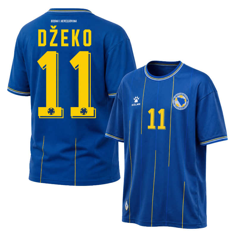 Bosna a Hercegovina Domáci MS 2026 Edin Džeko 11 Pánsky Futbalový Dres 2026/27 1 Bosna a Hercegovina Domáci MS 2026 Edin Džeko 11 Pánsky Futbalový Dres 2026/27