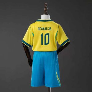Brazília MS 2026 Domáci dres Neymar Jr. 10 Detské Futbalový Dres
