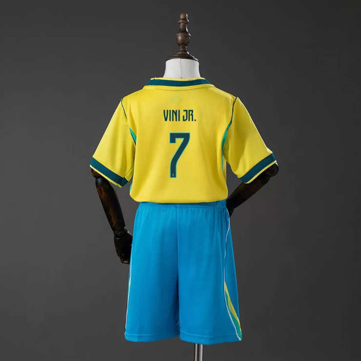 Detské Futbalový Dres Brazília MS 2026 Domáci Vinícius Júnior 7 1 Detské Futbalový Dres Brazília MS 2026 Domáci Vinícius Júnior 7