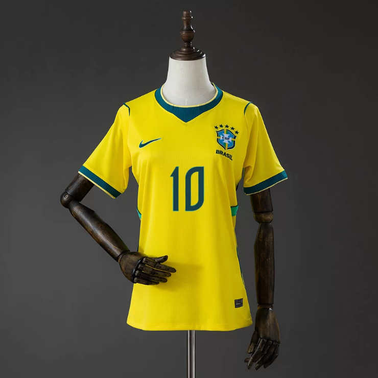 Dres Neymar Jr. 10 Brazília MS 2026 Domáci Ženy Futbalový Dres 2 Dres Neymar Jr. 10 Brazília MS 2026 Domáci Ženy Futbalový Dres – Obrázok 2