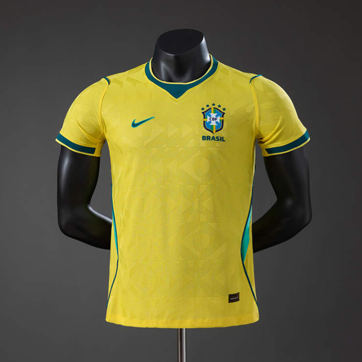 Brazília Domáci Dres MS 2026 Pánsky Futbalový Dres Krátky Rukáv 1 Brazília Domáci Dres MS 2026 Pánsky Futbalový Dres Krátky Rukáv