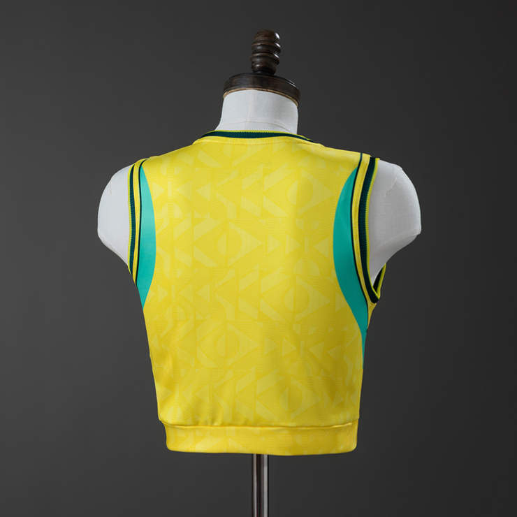 Brazília Domáci Dres MS 2026 Ženy Crop Top Fotbollslinne 2 Brazília Domáci Dres MS 2026 Ženy Crop Top Fotbollslinne-1