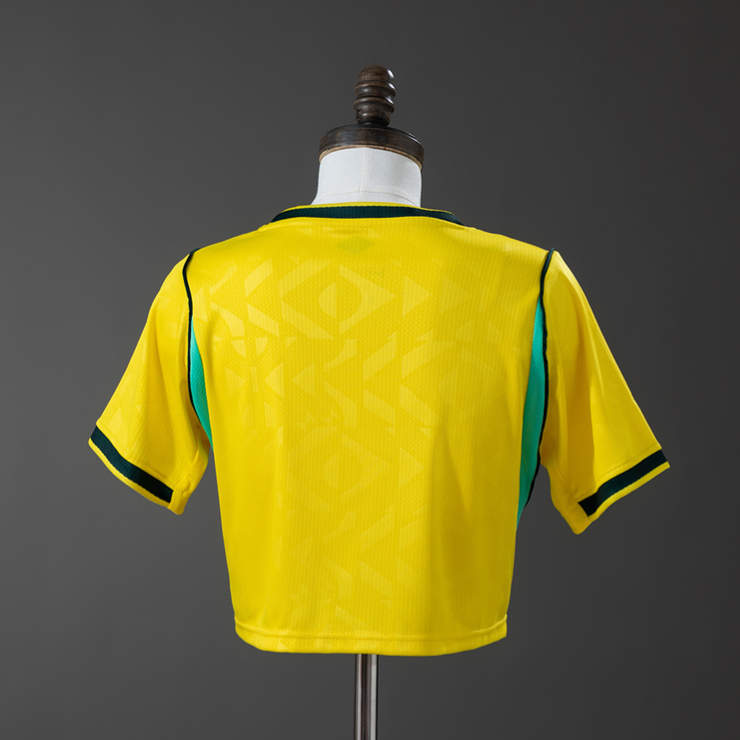 Brazília Domáci Dres MS 2026 Ženy Crop Top Futbalový Dres 2 Brazília Domáci Dres MS 2026 Ženy Crop Top Futbalový Dres-1
