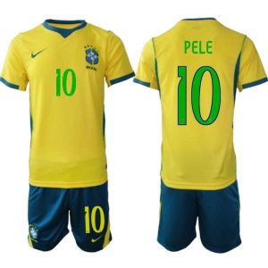 Herren Fußball-Set Brasilien WM 2026 Pelé #10 Heim