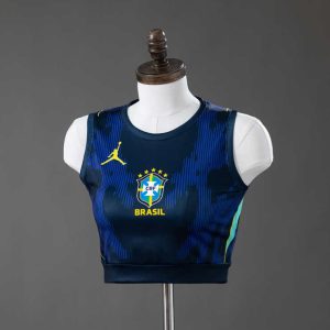Brazília Preč dres MS 2026 Ženy Crop Top Fotbollslinne