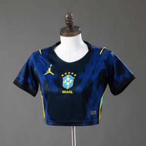 Brazília Preč dres MS 2026 Ženy Crop Top Futbalový Dres