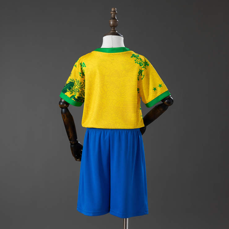 Detské Futbalový Dres Komplet Brazília MS 2026 Posebna izdaja – rumeno-zelena 2 Detské Futbalový Dres Komplet Brazília MS 2026 Posebna izdaja – rumeno-zelena-1