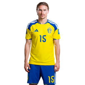 Pánsky Futbalový Dres Komplet Švédsko MS 2026 Domáci Carl Starfelt 15