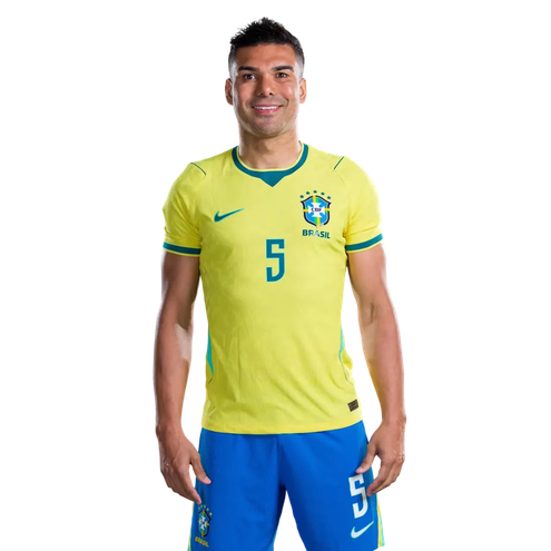 Pánsky dres Brazília MS 2026 Domáci Casemiro 5 Komplet 1 Pánsky dres Brazília MS 2026 Domáci Casemiro 5 Komplet