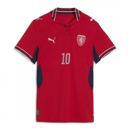 Ženy Futbalový Dres Česká republika MS 2026 Patrik Schick #10 Domáci 2 Ženy Futbalový Dres Česká republika MS 2026 Patrik Schick #10 Domáci