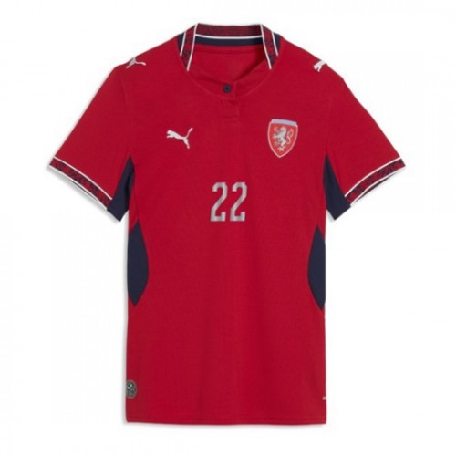Ženy Futbalový Dres Česká republika MS 2026 Tomas Soucek #22 Domáci 2 Ženy Futbalový Dres Česká republika MS 2026 Tomas Soucek #22 Domáci