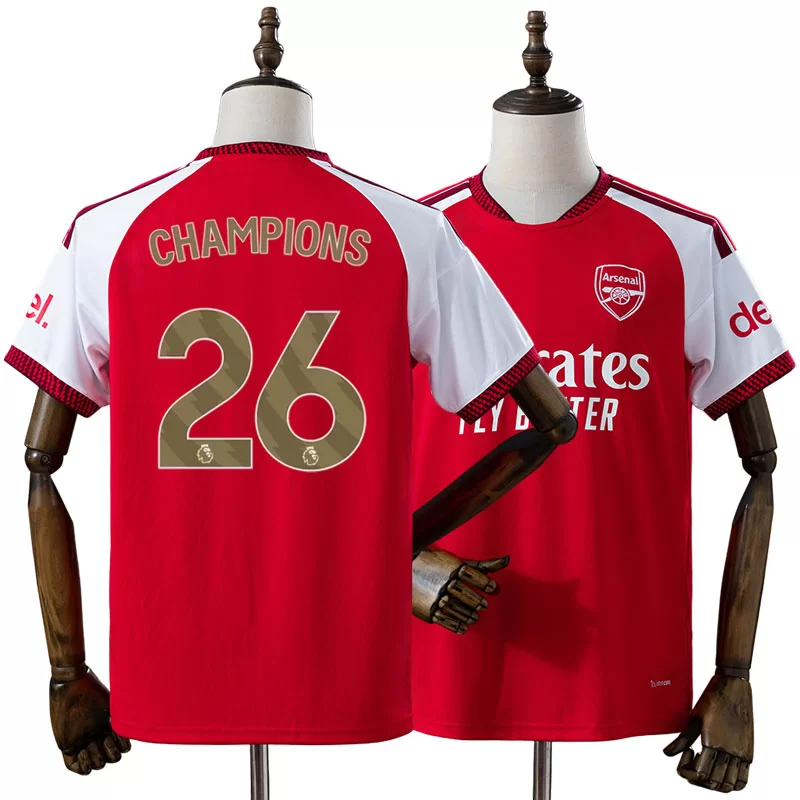 Champions 26 Arsenal Domáci Futbalový Dres 2026/27 Pánsky červená 1 Champions 26 Arsenal Domáci Futbalový Dres 2026/27 Pánsky červená
