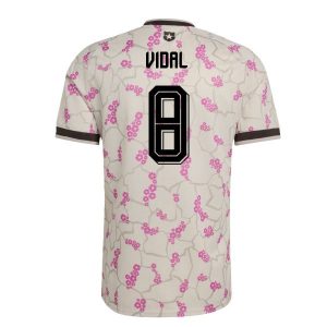 Futbalový Dres Čile Preč MS 2026 Arturo Vidal 8 Pánsky Krátky Rukáv