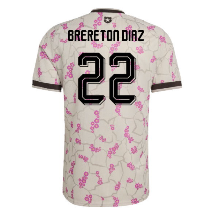 Futbalový Dres Čile Preč MS 2026 Ben Brereton Díaz 22 Pánsky 1 Futbalový Dres Čile Preč MS 2026 Ben Brereton Díaz 22 Pánsky Krátky Rukáv