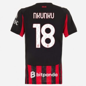 Futbalový dresy AC Milan 2025/26 Domáci Christopher Nkunku #18 Dámsky Krátky Rukáv