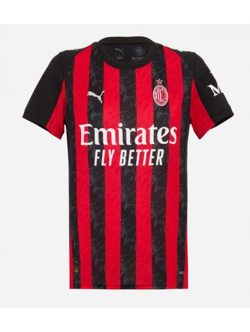 Futbalový dresy AC Milan 2025/26 Domáci Pervis Estupinan #2 Dámsky 2 Futbalový dresy AC Milan 2025/26 Domáci Pervis Estupinan #2 Dámsky Krátky Rukáv