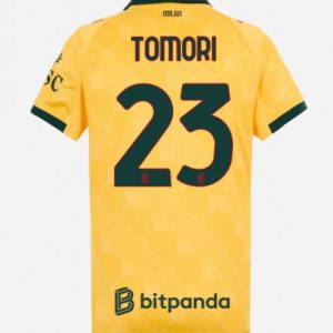 Futbalový dresy AC Milan 2025/26 Tretí Fikayo Tomori #23 Dámsky Krátky Rukáv