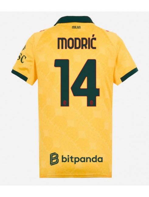 Futbalový dresy AC Milan 2025/26 Tretí Luka Modric #14 Dámsky 1 Futbalový dresy AC Milan 2025/26 Tretí Luka Modric #14 Dámsky Krátky Rukáv
