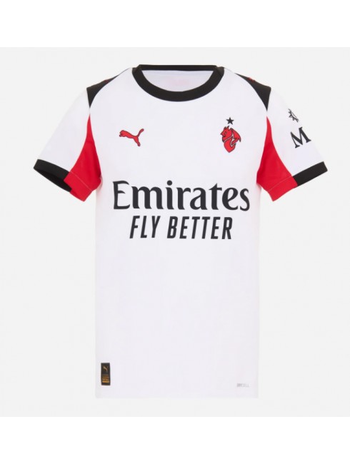 Futbalový dresy AC Milan 2025/26 Vonkajší – Ardon Jashari #30 Dámsky 2 Futbalový dresy AC Milan 2025/26 Vonkajší – Ardon Jashari #30 Dámsky Krátky Rukáv