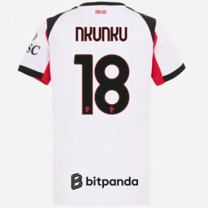 Futbalový dresy AC Milan 2025/26 Vonkajší – Christopher Nkunku #18 Dámsky Krátky Rukáv