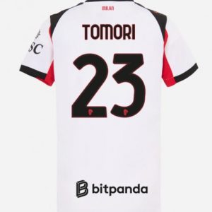 Futbalový dresy AC Milan 2025/26 Vonkajší – Fikayo Tomori #23 Dámsky Krátky Rukáv