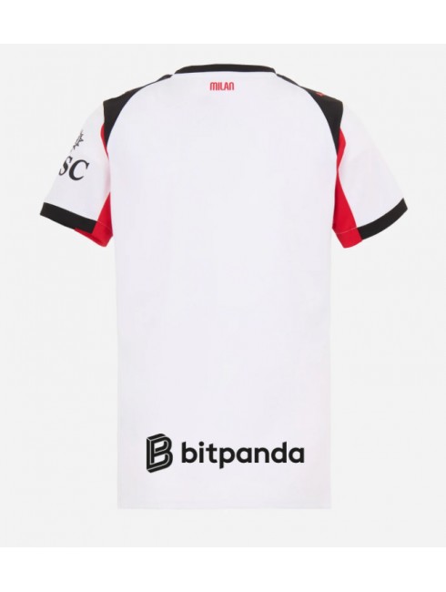 Futbalový dresy AC Milan 2025-26 Vonkajší Dámsky 2 Futbalový dresy AC Milan 2025-26 Vonkajší Dámsky Krátky Rukáv
