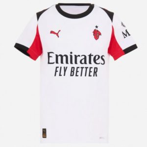 Futbalový dresy AC Milan 2025-26 Vonkajší Dámsky Krátky Rukáv
