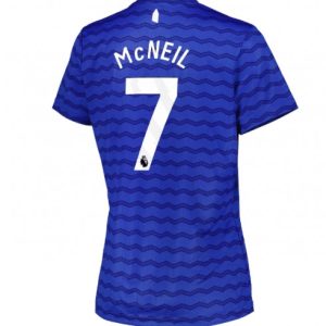 Dámsky Futbalový dres Everton 2025/26 Domáci – Dwight McNeil #7 Krátky Rukáv
