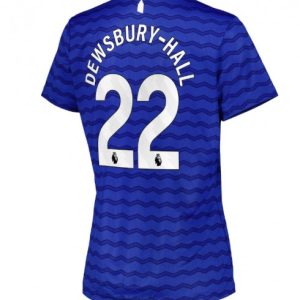 Dámsky Futbalový dres Everton 2025/26 Domáci – Kiernan Dewsbury-Hall #22 Krátky Rukáv