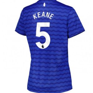 Dámsky Futbalový dres Everton 2025/26 Domáci – Michael Keane #5 Krátky Rukáv